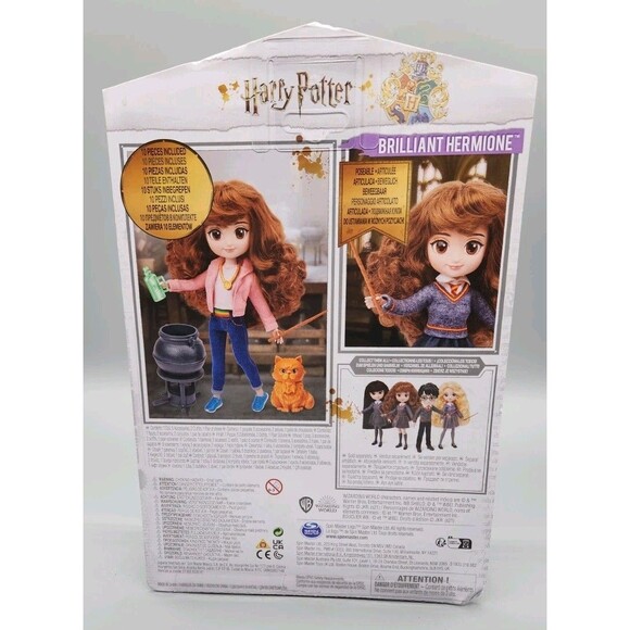 Brilliant Hermione Granger Doll Gift Set Wizarding World Harry Potter 8-In - Picture 3 of 8